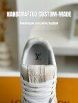 【Handmade Custom】Louis Vuitton Himalayan Crocodile Leather Trainer Sneakers