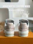 【Handmade Custom】Louis Vuitton Himalayan Crocodile Leather Trainer Sneakers