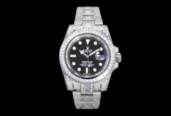 Rolex 904 Steel Submariner Luxury Full Diamond Special Edition