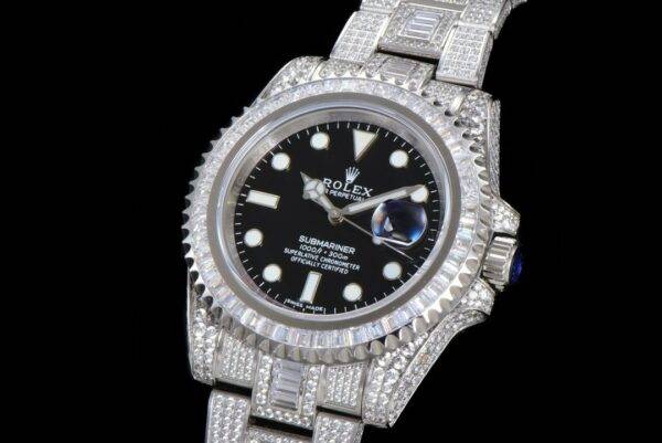Rolex 904 Steel Submariner Luxury Full Diamond Special Edition