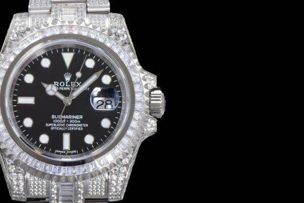 Rolex 904 Steel Submariner Luxury Full Diamond Special Edition