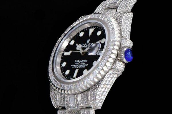 Rolex 904 Steel Submariner Luxury Full Diamond Special Edition