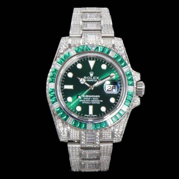 Rolex 904 Steel Submariner Luxury Full Diamond Special Edition