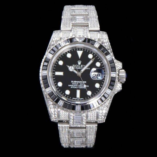 Rolex 904 Steel Submariner Luxury Full Diamond Special Edition