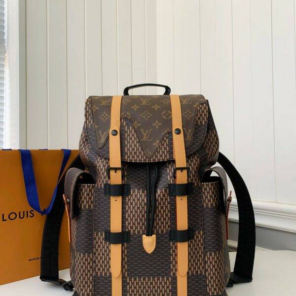 Louis Vuitton Medium-sized men’s matching colored backpack  M40350  Size：38*44*21cm