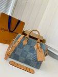 Louis Vuitton The new SPEEDY 25bandouli ère tannin denim handbag  N40700  Size：25*15*15cm