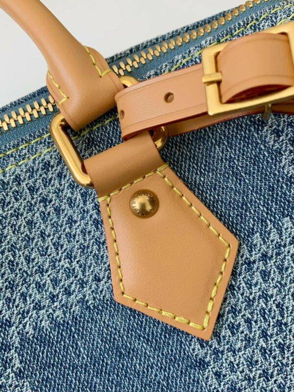 Louis Vuitton The new SPEEDY 25bandouli ère tannin denim handbag  N40700  Size：25*15*15cm