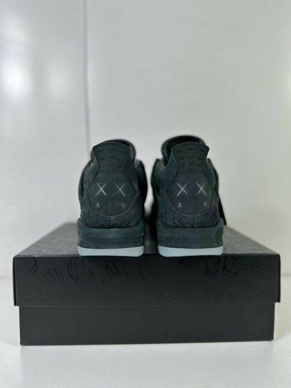 Jordan Air Jordan 4 retro kaws suede lightweight wear-resistant non-slip mid-top