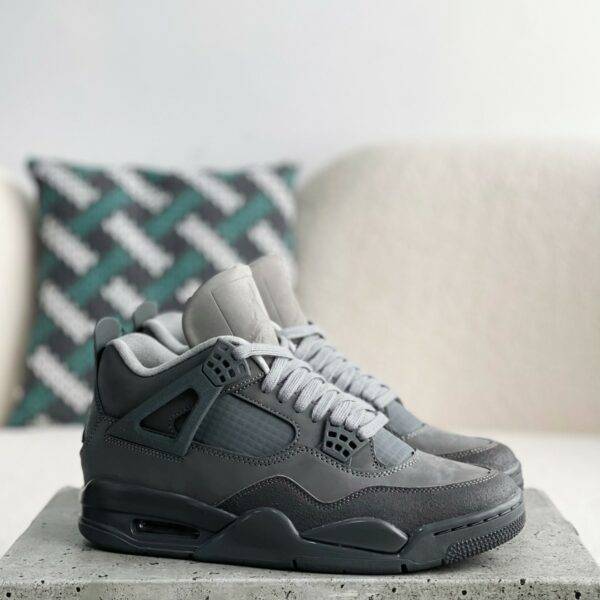 Jordan Air Jordan 4 retro kaws suede lightweight wear-resistant non-slip mid-top