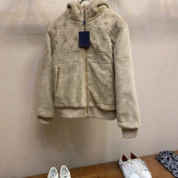 New, LV reversible wool and sheepskin jacket