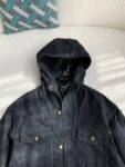 Louis Vuitton Hooded Denim Jackets