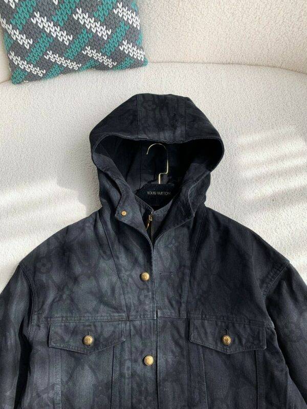 Louis Vuitton Hooded Denim Jackets