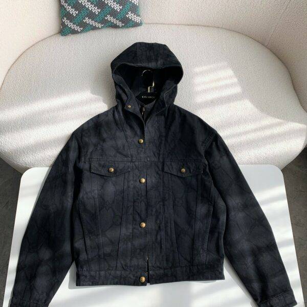 Louis Vuitton Hooded Denim Jackets