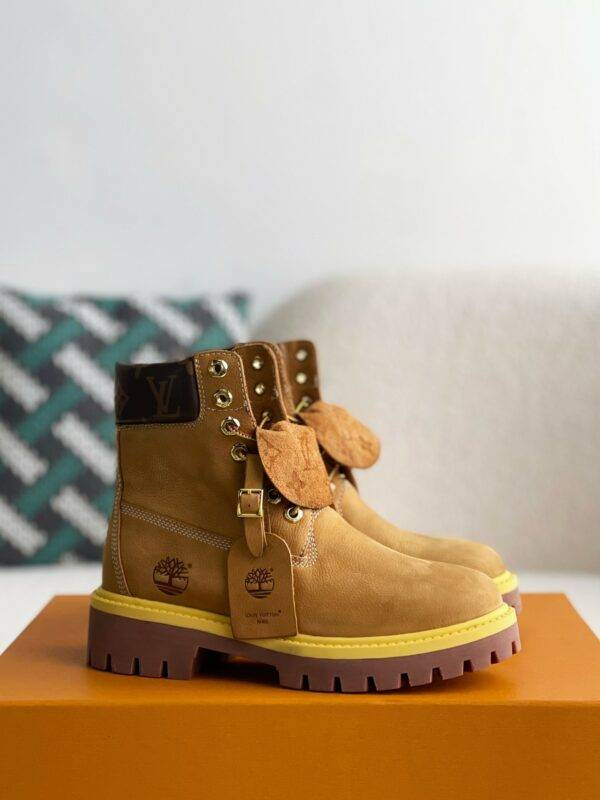 louis vuitton & timberland Martin boots