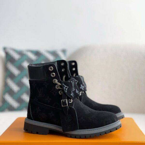 louis vuitton & timberland Black boots/Martin boots/boots