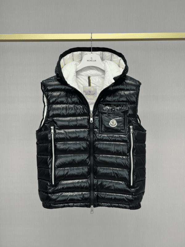 Moncler Early Fall Ragot Series Breathable Hooded Vest Jacket