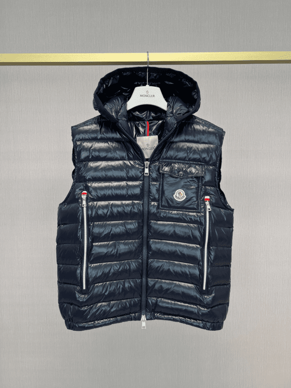 Moncler Early Fall Ragot Series Breathable Hooded Vest Jacket