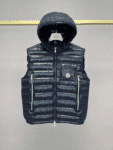 Moncler Early Fall Ragot Series Breathable Hooded Vest Jacket