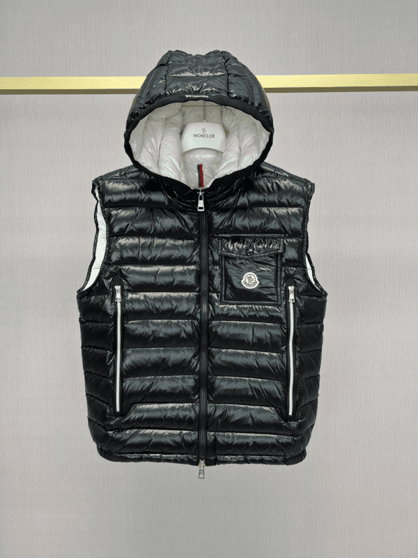 Moncler Early Fall Ragot Series Breathable Hooded Vest Jacket