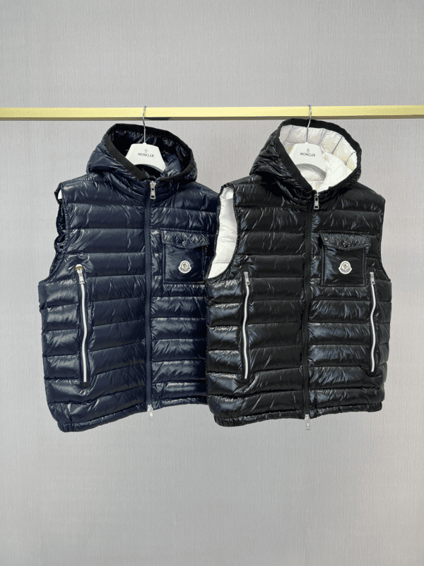 Moncler Early Fall Ragot Series Breathable Hooded Vest Jacket