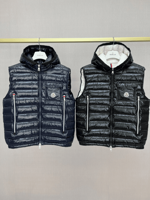 Moncler Early Fall Ragot Series Breathable Hooded Vest Jacket