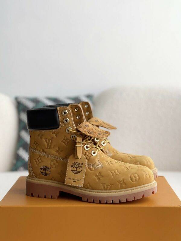Louis Vuitton x Timberland yellow boots/Martin boots/boots