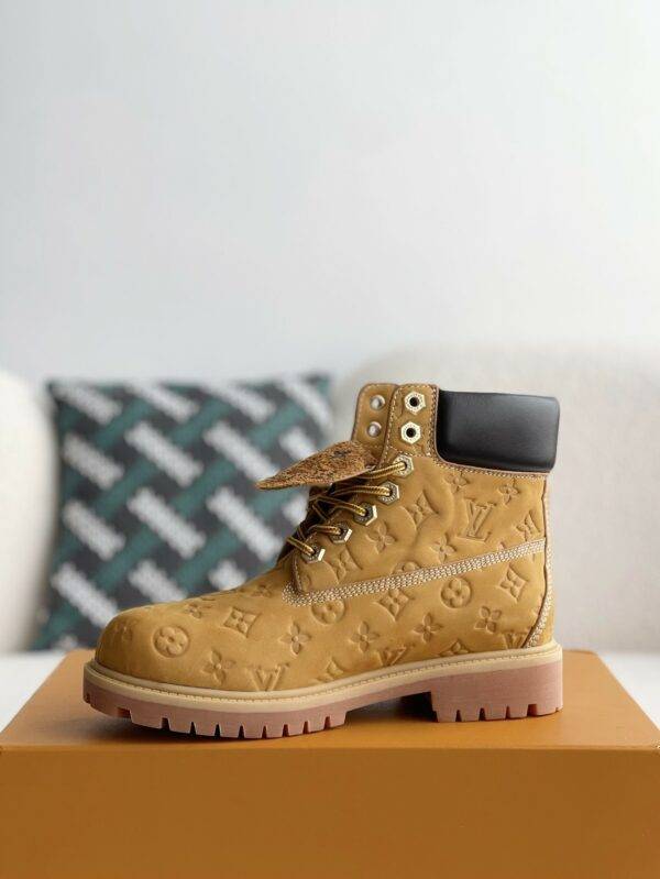 Louis Vuitton x Timberland yellow boots/Martin boots/boots