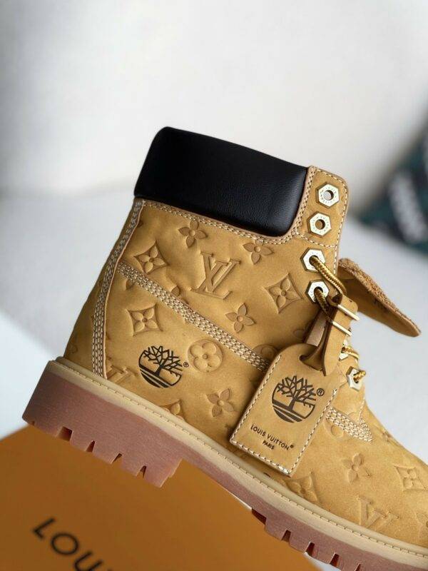 Louis Vuitton x Timberland yellow boots/Martin boots/boots