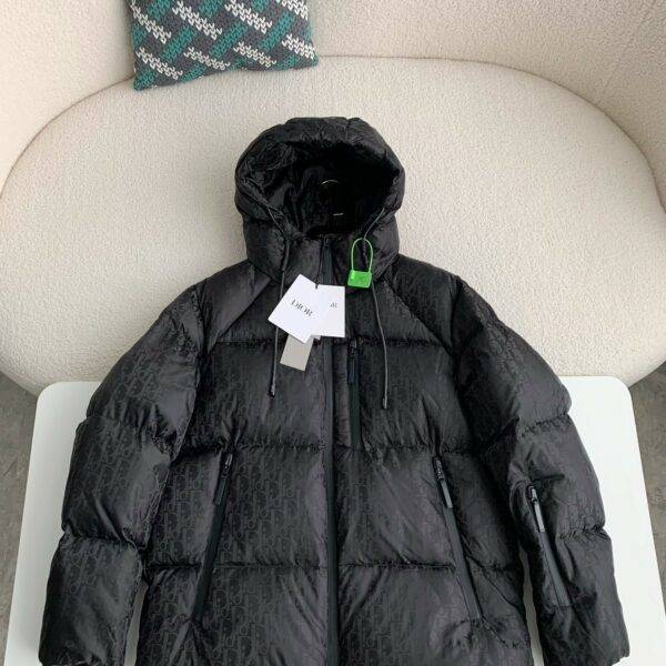 DIOR Logo Printed Down Jacket