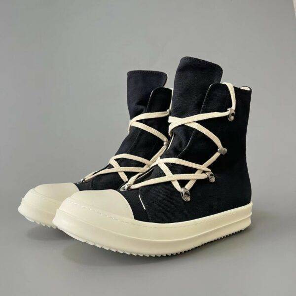 Rick Owens DRKSHDW Black canvas pentagram