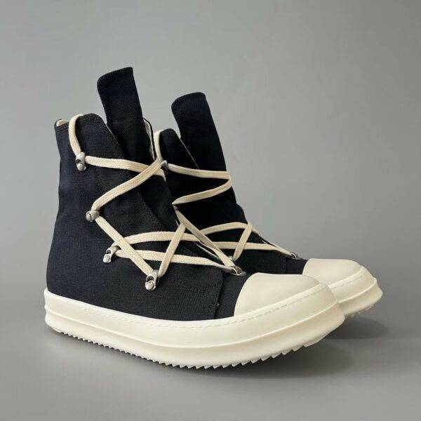 Rick Owens DRKSHDW Black canvas pentagram