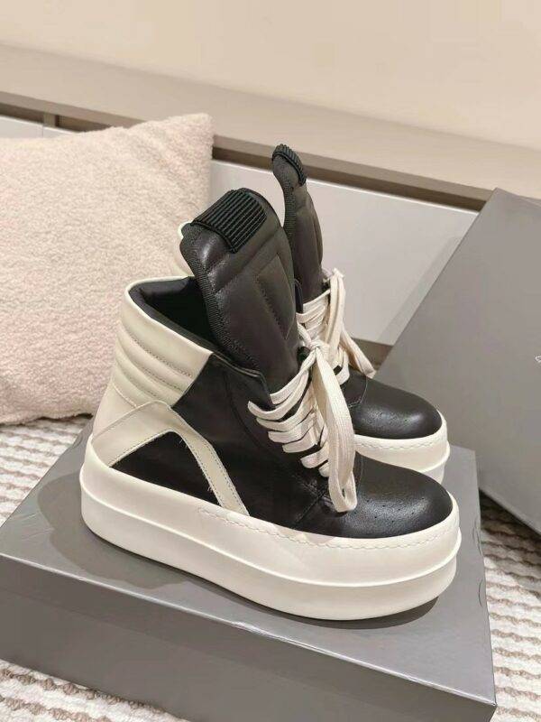 Rick Owens Black and white inverted triangle