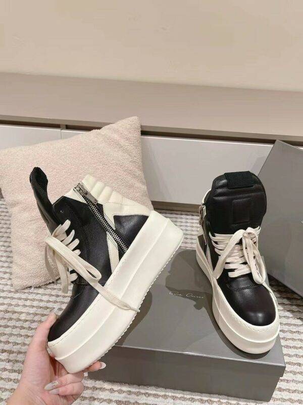 Rick Owens Black and white inverted triangle