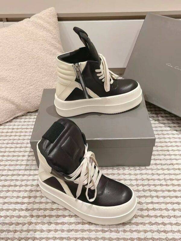 Rick Owens Black and white inverted triangle