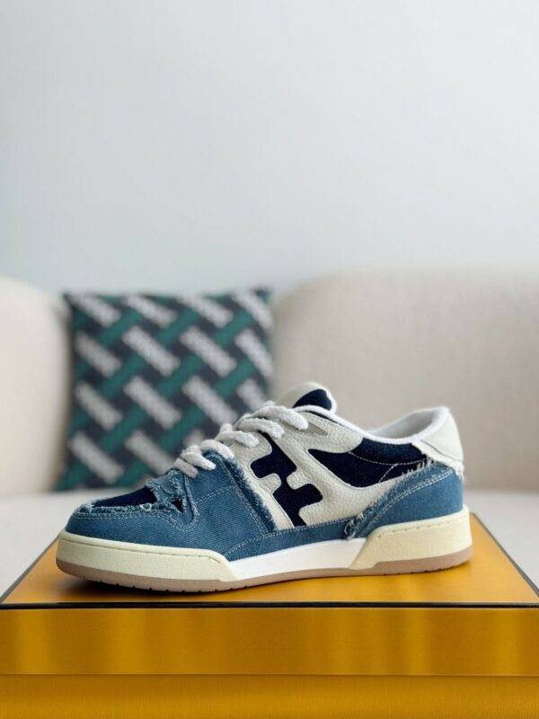 FENDI Low-top denim shoes