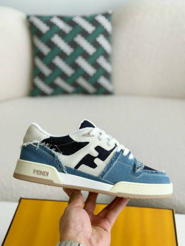 FENDI Low-top denim shoes